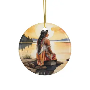 Native American Christmas ornament, MMIW, Christmas ornament for sister, Indigenous Christmas, MMIP, gift for daughter, Tribe pride Native,