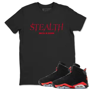 Unisex T-shirt To Match Sneakers Jordan 6 Reverse Infrared - Stealth. 100% Cotton for Casual Wear. Comfortable Summer Unisex T-Shirt to match Jordan Sneaker. Streetwear Style. urban outfitters