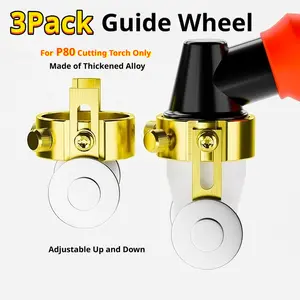 3-Pack P-80 Plasma Cutter Roller Guide Wheel Spacers, Circle Compass Stand-Off with 2-Screw Positioning for Pilot Arc Starting