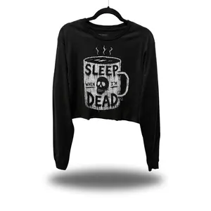 SLEEP DEAD CROP LONG SLEEVE