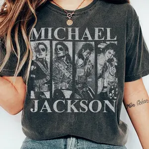Michael Jackson Legend Vintage Shirt, Retro Graphic Shirt, King Of Pop, Unisex Cotton Tee, Fan Gift