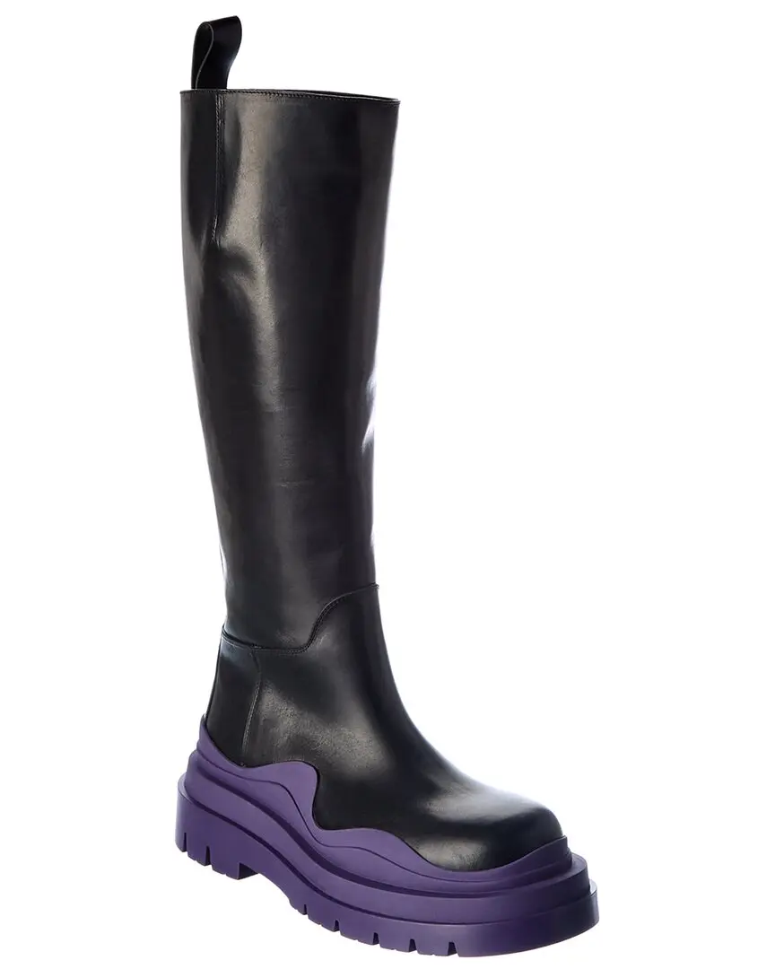 Bottega Veneta The Tire High Leather Boot