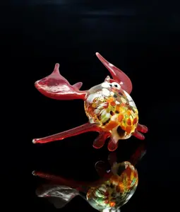 Glass Crab Figurine, Collectible Glass Crab, Murano Quality Gift At A Fraction Of The Price, Handcrafted In Ukraine