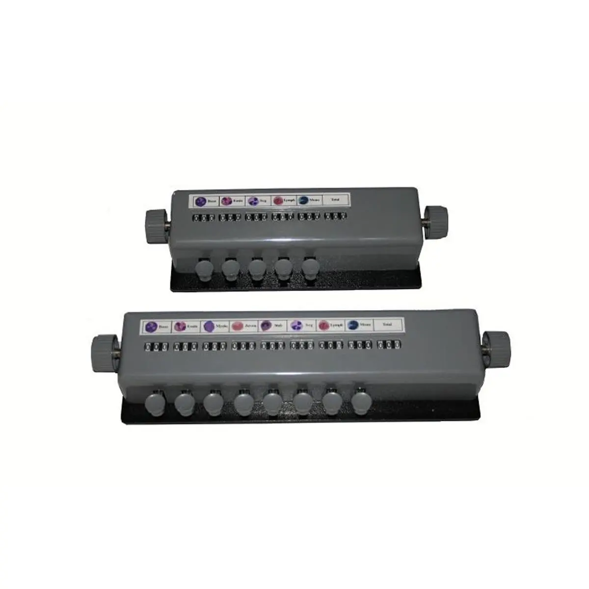 LW Scientific 212 MAIN Blood Cell Differential Counter - Durable Acid-Resistant 8-Key Manual High-Impact Plastic Device, Bell Alarm, Right and Left Reset Knobs for Small Animal Laboratory Setting Pet Supplies