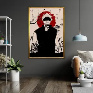 Jujutsu Kaisen Gojo Sensei Ryoiki Tenkai Anime Poster, Gojo Satoru Anime Art Poster Decor Photo