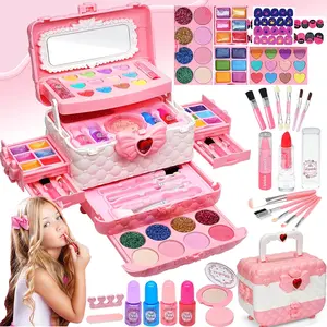 Kids Makeup Set for Girls – Christmas Gifts for Girls Ages 5-10, Princess Makeup Kit, Play Make Up Toys for Little Girls, Maquillaje para Niñas, Toddler Pretend Beauty Set, Best Birthday & Holiday Gift