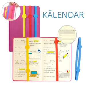 Waff Calendar Planner - Office Stationery with 3 Page Separators, Bullet-Journal Style Note-Taking, Fill-In Dates for Daily Activities & Getting Organized (Home & Office Use)