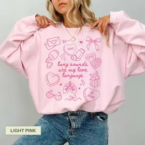 Valentines Respiratory Therapist  Short Sleeve T-SHIRT / Sweatshirt , Valentine RT Sweater, Respiratory Therapist Crewneck, RT Vday Tee, Goose Shirt, Peds RT Gift