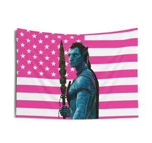 Jlakle Slullly Talpesltries, Jlake Slul.ly Pink Flag, Jalkle Sllullly Avatar Indoor Wall Tapestries