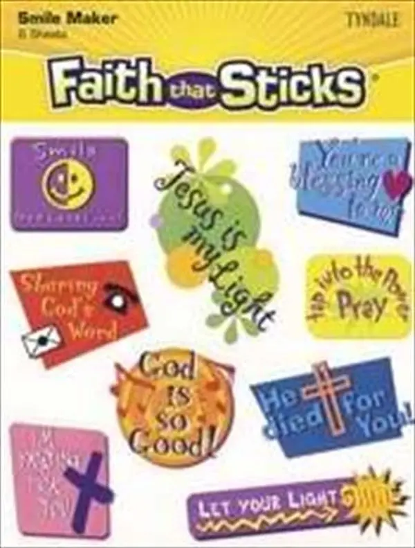 Standard Publishing 110003 Faith That Sticks Everyday Encouragement Scrapbooking Stickers, 6 Sheets, 4 x 5.75 in., No Battery Needed