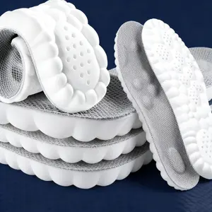 Comfortable Insoles for Women Men Sneakers Shoes Summer Cloud Technology Breathable Sweat-Absorbing Soft Sole Can Be Cut Versatile Durable Easy to Use