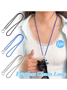 Eyeglass frame necklaces, eyeglass rings, eyeglass chains, sunglasses, eyeglass holders, vintage-style eyeglass chains, fashionable chains, anti-loss eyeglass cords, decorative chains for eyeglass frames, eyeglass lanyards, eyeglass cords, unisex chains