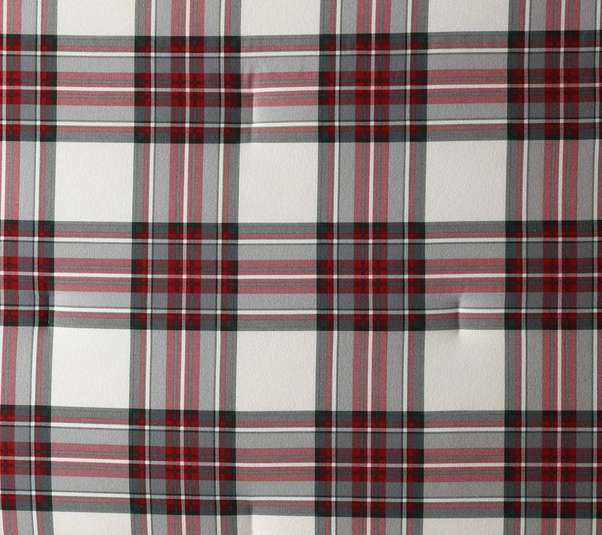Eddie Bauer Serendipity Plaid Red Flannel F/Q Comforter Set