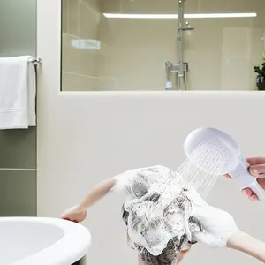 1pc Faucet Quick Connect Shower Head, Rainfall Showerhead, Easy Handheld Sprayer for Home Bathing, Pet Washing, Bathroom Accessories, Simple and Convenient