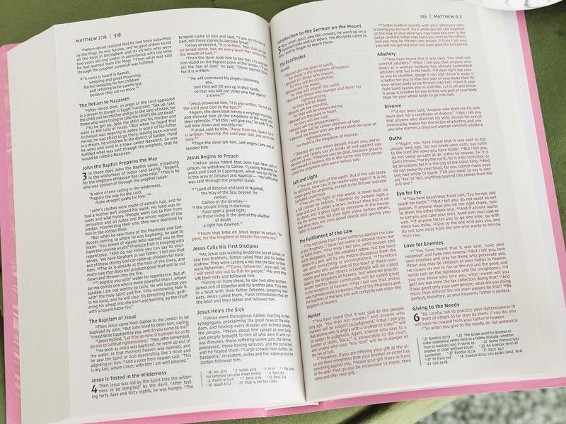 NIV, Gift and Award Bible, Leather-Look, Pink, Red Letter, Comfort Print