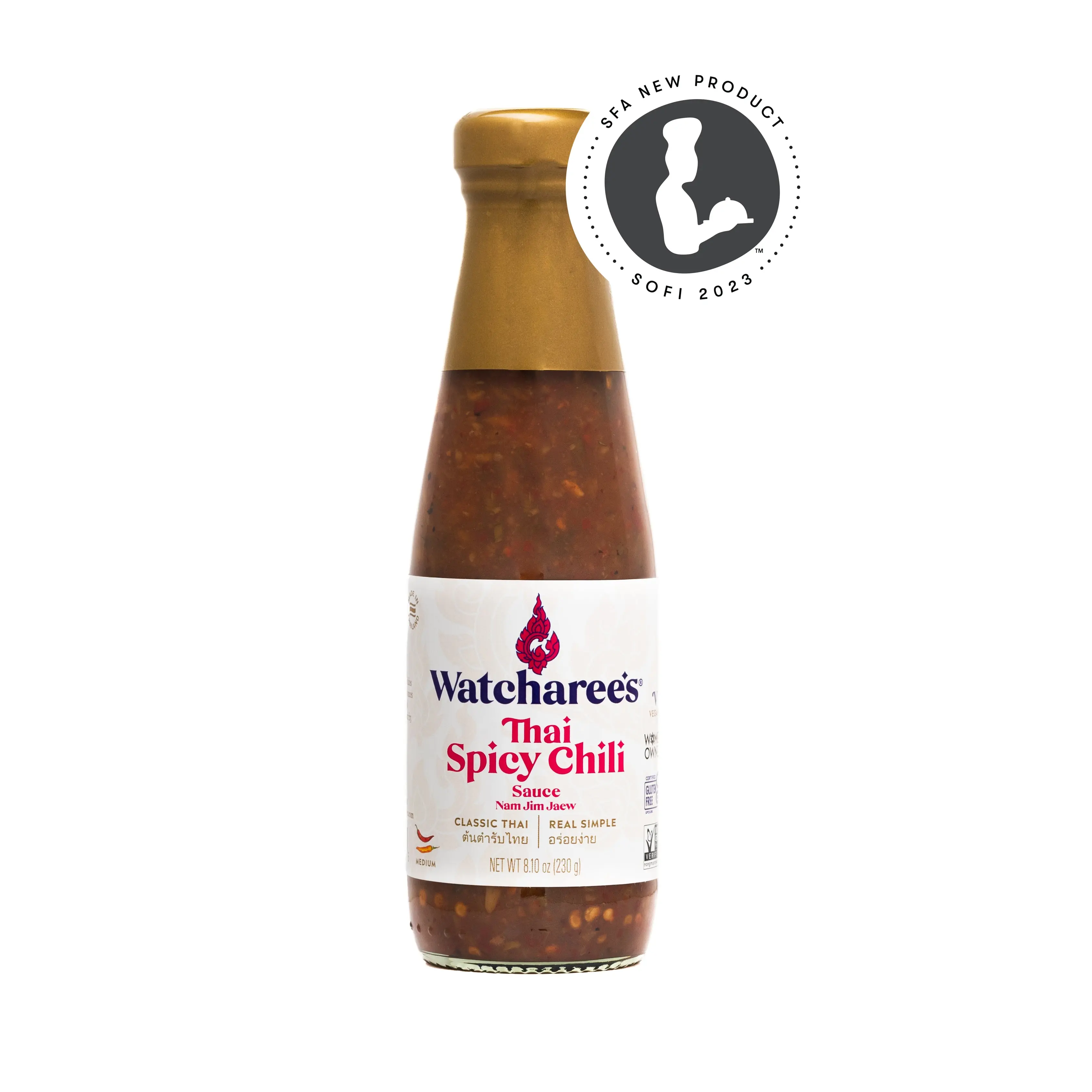 Spicy Chili Sauce – Garlic Marinade & Dipping Sauce with Authentic Tangy, Sweet & Spicy Thai Flavor – Perfect for Grilled Chicken, Seafood, Salads & Sticky Rice