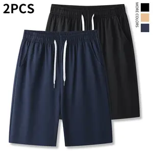 Men's breathable casual shorts with pockets and adjustable waistband - Lightweight summer outdoor sports shorts with fashionable design and soft fabric