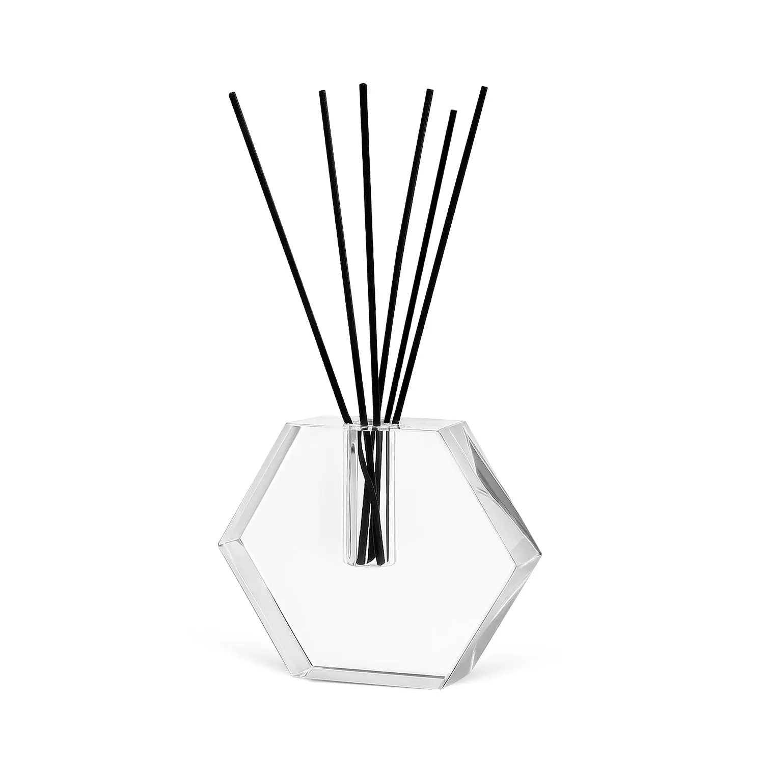 HexaLume Crystal Reed Diffuser - Scented Oil Aroma Diffuser with Light, Glass Vessel for Home Care Supplies, Ideal Gift Option