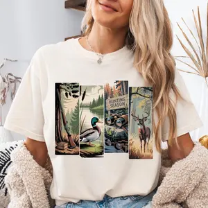 Hunting Season Shirt, Preppy Camo Bow Sweatshirt, Deer Hunting, Duck Hunter, Coquette Hunting Shirt, Girl Fall Camo Bow 100% Cotton Graphic Design Digital Print For All Seasons Made in USA Soft Comfortable First Rate Shirts