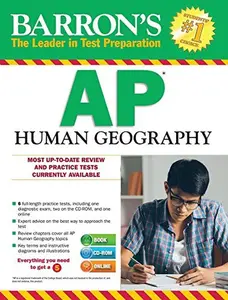 USED-Barron's AP Human Geography with CD-ROM by Meredith Marsh Ph.D. (Paperback)