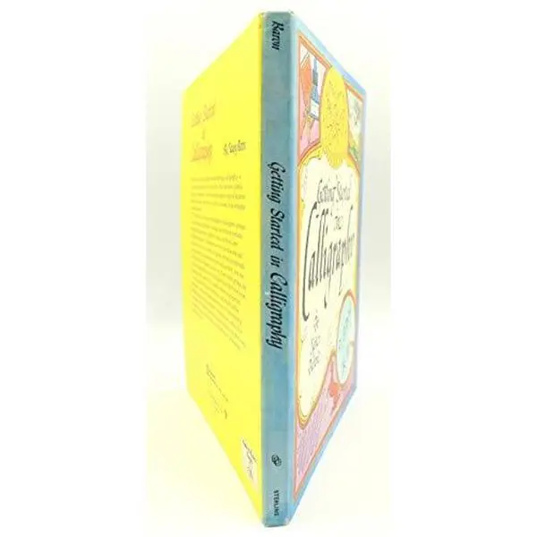 Used Calligraphy Tutorial Book - Getting Started in Calligraphy by Nancy Baron, English Language Edition