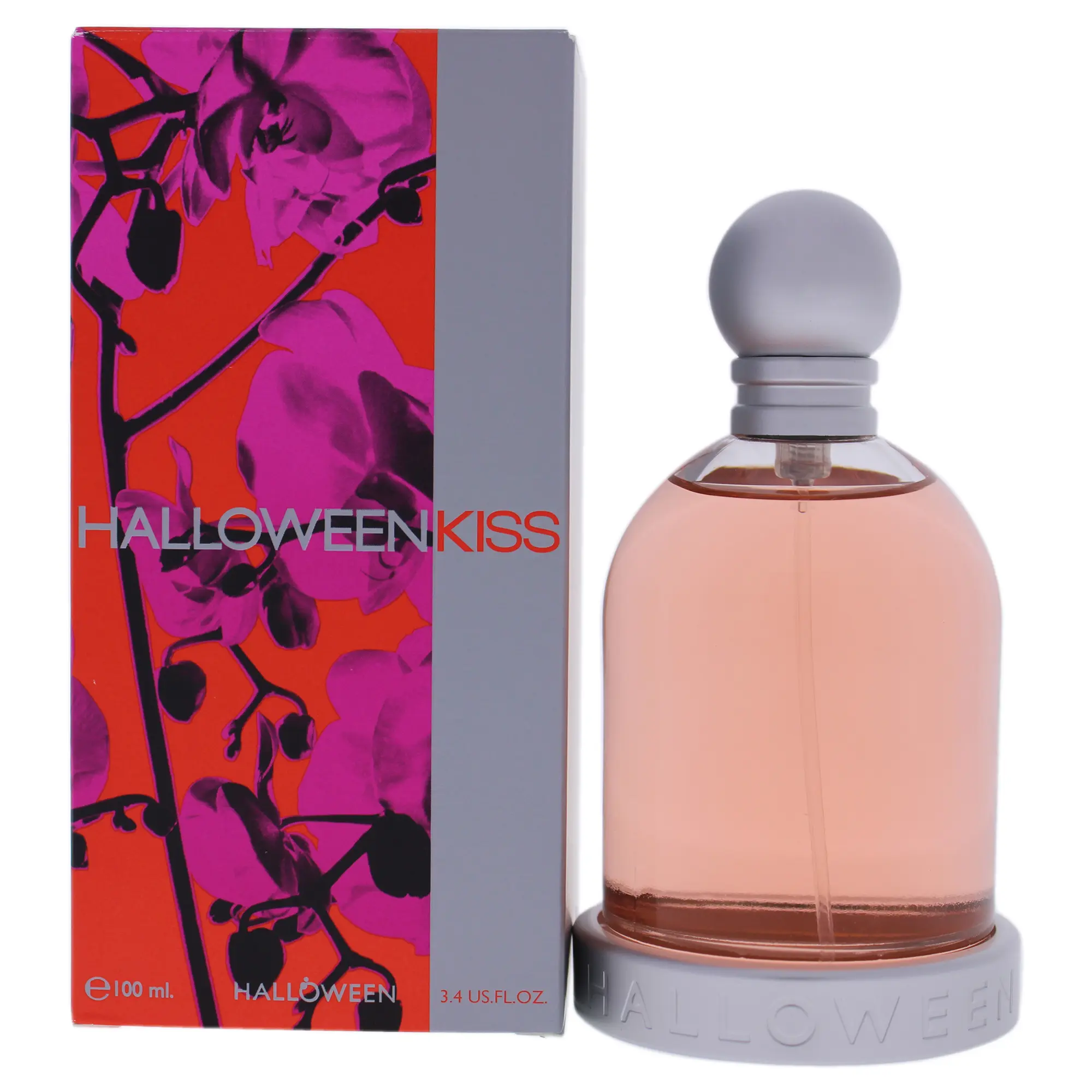 J. Del Pozo Halloween Kiss Women's Eau de Toilette Spray - 3.4 oz (100ml, 3-3.9 fl oz range), elegant design, unique aroma, with box, no duplicates