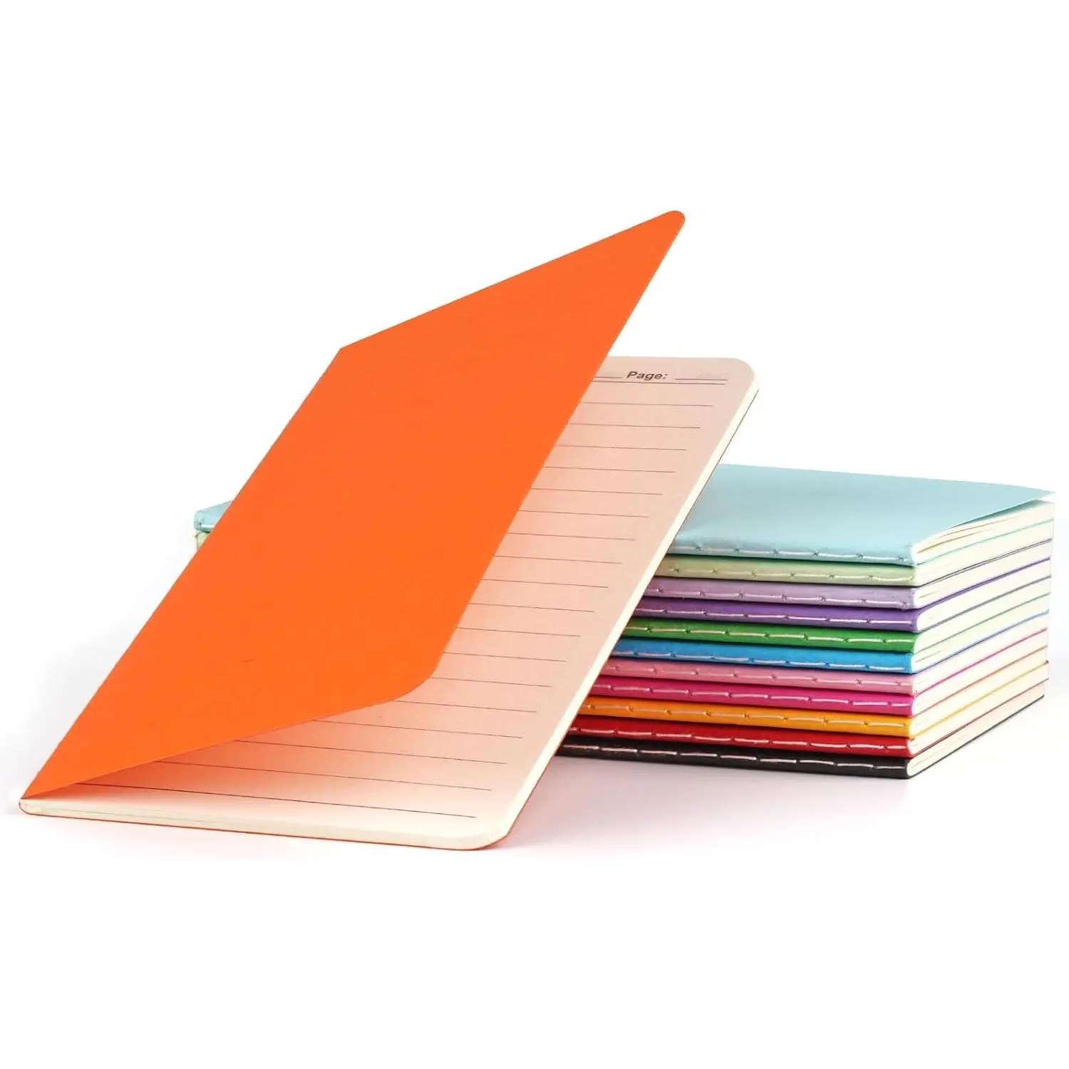 12 Pack Small Mini Notebook, 3.5x5.5 Lined Pocket Journal School Supplies | 30 Sheets/60 Pages Each, Colorful Cover, Tiny Composition Notepad Bulk for Classroom Students, Traveler