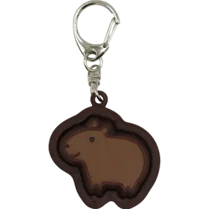 Capybara Fidget Clicker: keychain accessory, stress relief, cute must have