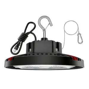 Culiding Ufo LED High Bay Light, Commercial Lighting, 24000lm Super Bright Shop Lights, 700w Mh/hps Equivalent, 5000k Daylight, Ip65 Waterproof, Us Plug
