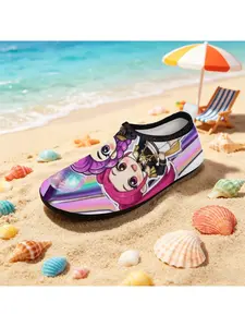 K-Pop hunt Girl Group CastleFantasy Summer Children Outdoor Flat Shoes Water Shoes Barefoot Quick-Dry Aqua Yoga Socks Boys Girls Soft Diving Wading Shoes Beach Swimming Shoes