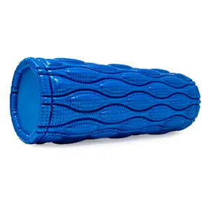 PROSTRETCH Nonagon Foam Roller - 13 Inch Blue EVA Foam Roller for Full Body Trigger Point Massage & Muscle Recovery Home Gym Equipment