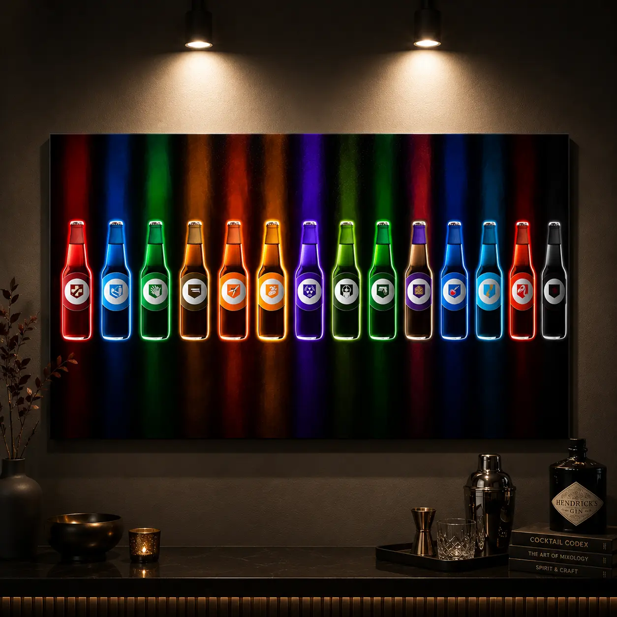 Zombie Perk Bottles Poster Modern Aesthetic Picture Wall Art Home Office Decoration Painting Holiday Gift