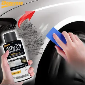 Car Scratch Remover with Sponge, Car Scratch Repair, Deep Scratch Repair & Polishing Cream, Polishing Agent, Universal Car Paint Care Product, Professional Car Exterior Care Product, Automotive Detailing, Detailing Products, Car Paint Restorer