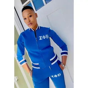 Zeta Blue Air Tech Fleece Warm Up Jacket