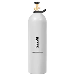 VEVOR CO2 Tank, 20 lbs New Aluminum Alloy Cylinder, CO2 Air Tank with Spray Coating, CGA320 Valve, Handle & Adjustable Pressure, DOT & TC Approved Cylinder for Draft Beer Dispensing and Soda Maker
