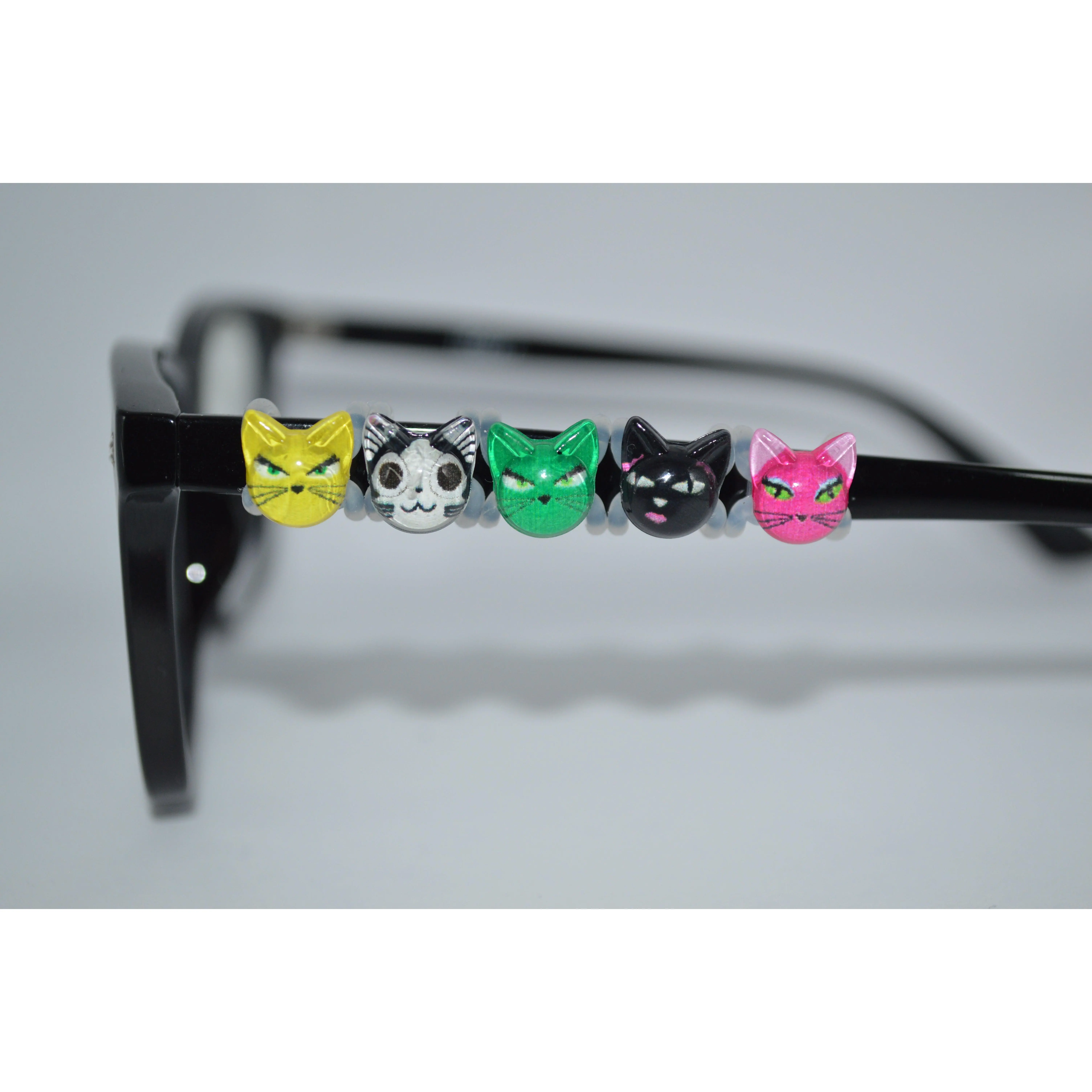 Colorful Cat Eyedeco Charm                                             A14