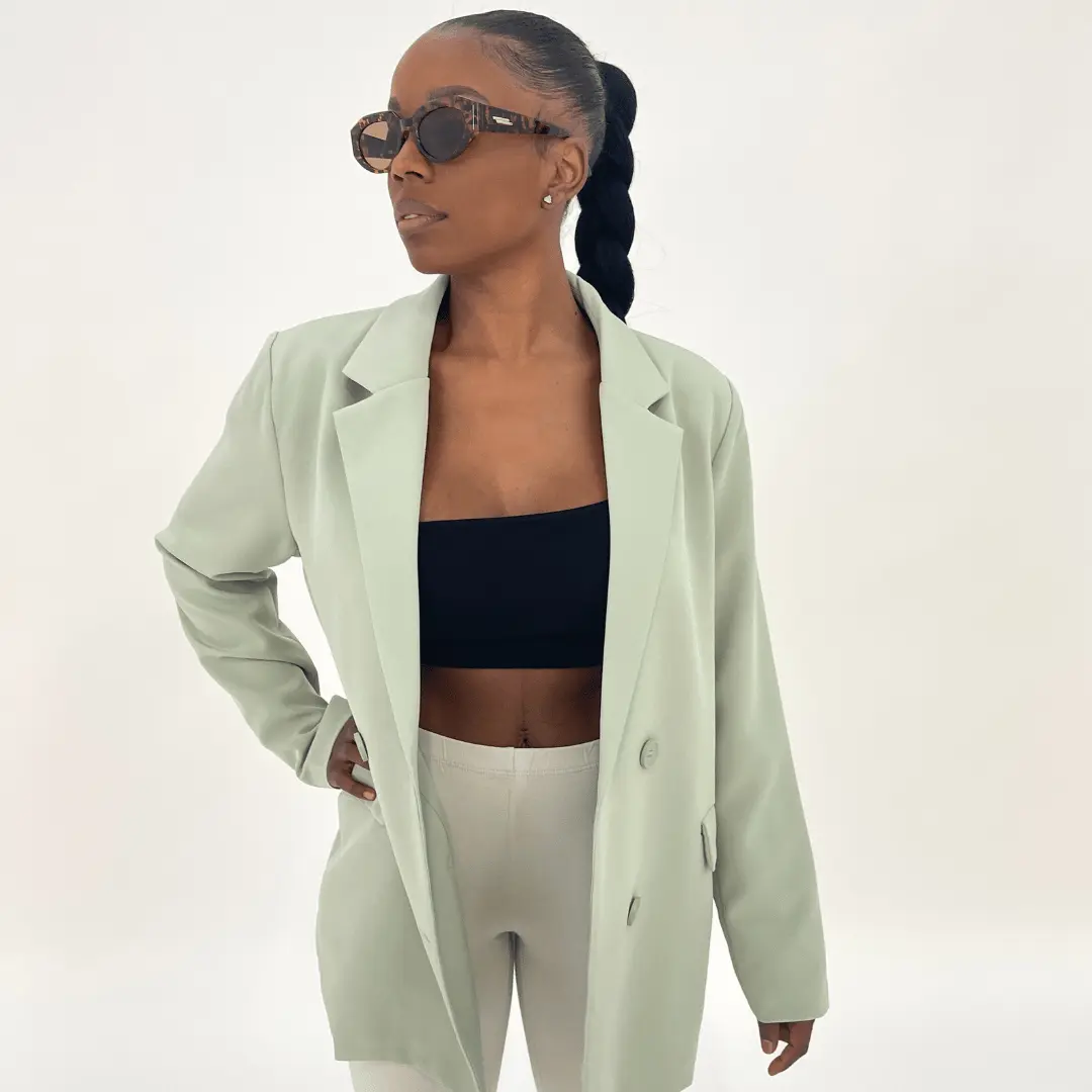 Oversized Blazer Style- Nude, Brown, Sage
