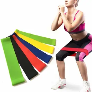 5pcs Yoga Tension Belt Fitness Elastic Belt Resistance Stretching Exercise Belt