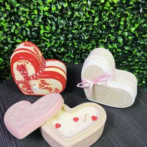 Handcrafted Corazoncito Candle with Mexican-made Vessel and Pleasant Aroma