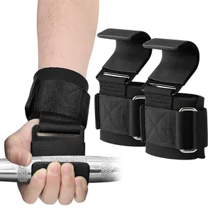 Wrist Lifting Straps with Assisted Hook, Durable High Elasticity for Weightlifting, Pull-Ups & Deadlifts - Comfortable Support & Secure Fit for Strength Training
