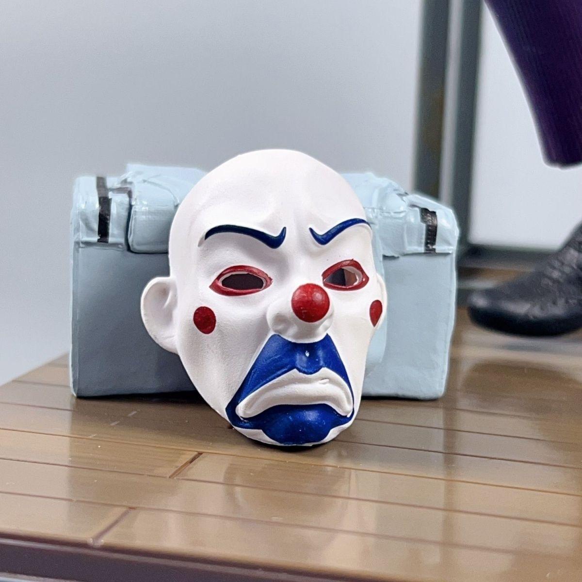 2026 High Quality Resin Mask Collect Halloween Joker Robber Mask Adult Clown Dark Knight Scary Masquerade Party Cosplay Costume unique festival gift