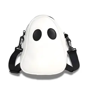 Spooky Bag for Women Men - Cute Crossbody Satchel Shoulder Bag, Funny Little Halloween Ghost Design Bag, High-quality Commuting Bag