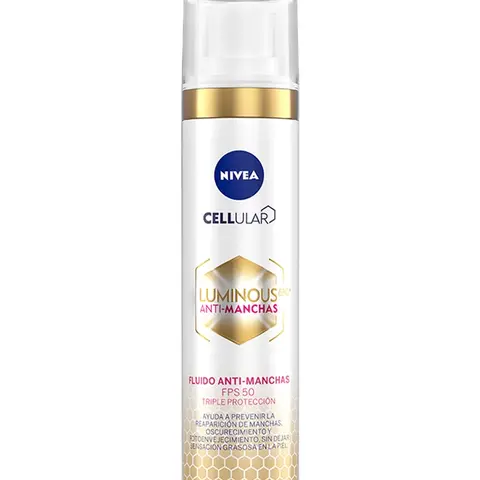 NIVEA Luminous 630 Anti-Stain Fluid SPF 50 (40ml) - Daily Lightweight Moisturizing Facial Skincare with Hyaluronic Acid for Pigmentation & Dark Spots