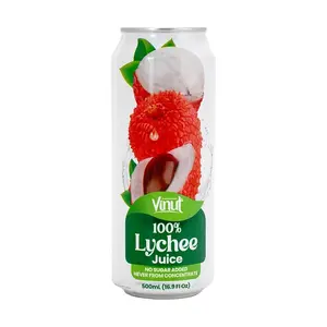 VINUT 100% Lychee Juice Drink 500ml No Added Sugar No Preservatives Natural Fruit Beverage