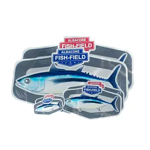 Fish-Field Chrome Albacore Tuna Decals - Limited Edition