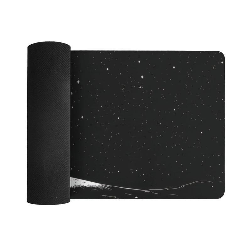 Astronaut Pattern Mouse Pad, Non slip Washable Rubber Base Thick & Comfortable Desk Mat for Laptops, Keyboards & Office Use