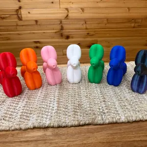3d printed Balloon Dog - Vibrant Colors, Fun Design, Perfect for Parties and Events