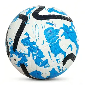 Size 5 Soccer Ball, Waterproof PU Leather, Official Match Ball, with Pump & Needles,Soccer ball with pictures Personalized soccer ball Curve shot Indoor soccer ball Youth training Sports gift ideas,Durable non-slip pu material,Soccer pump Net bag