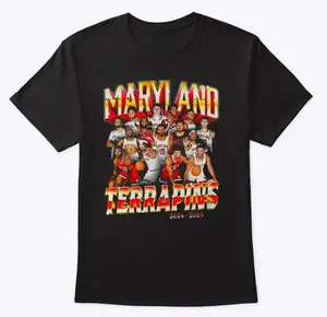 Maryland Men's Basketball Terrapins Team 2024-2025 Unisex T-Shirt – Trendy Streetwear Apparel, Perfect Gift for Men & Women Fans