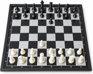 Travel Chess Set Magnetic Portable Folding Chess Board - Small Mini Chess Set - (Small / 7.6 Inch)